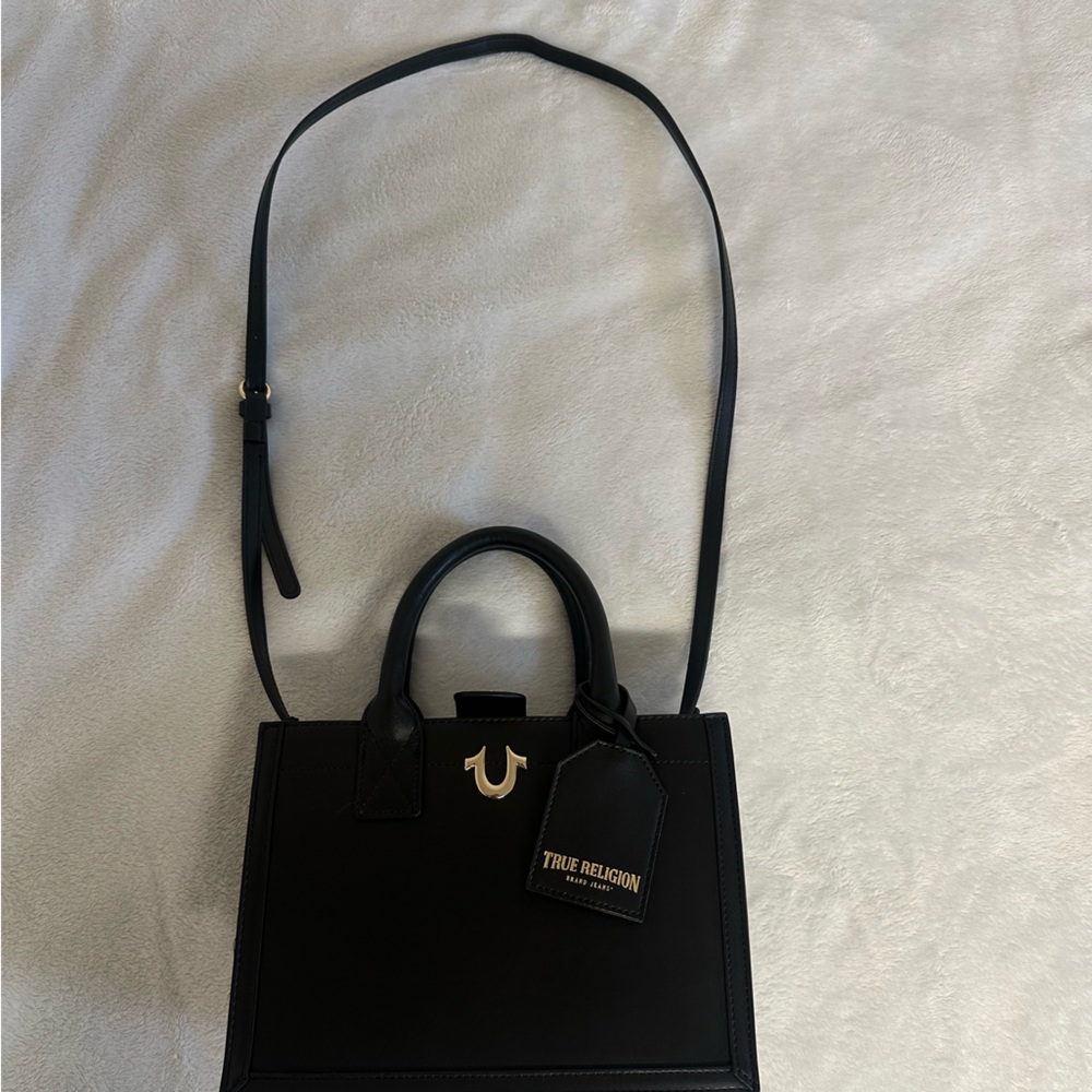 True Religion Black Shoulder Bag